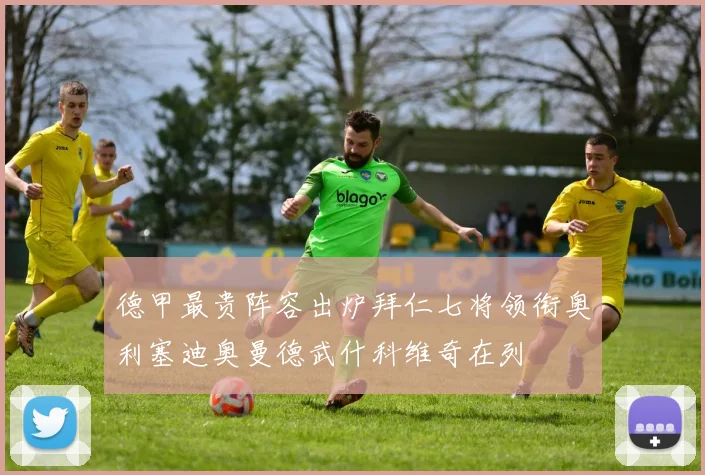 德甲最贵阵容出炉拜仁七将领衔奥利塞迪奥曼德武什科维奇在列